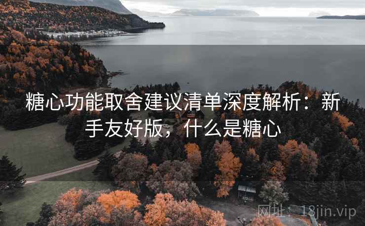 糖心功能取舍建议清单深度解析：新手友好版，什么是糖心