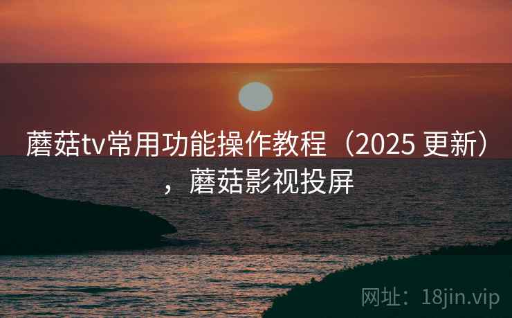 蘑菇tv常用功能操作教程（2025 更新），蘑菇影视投屏