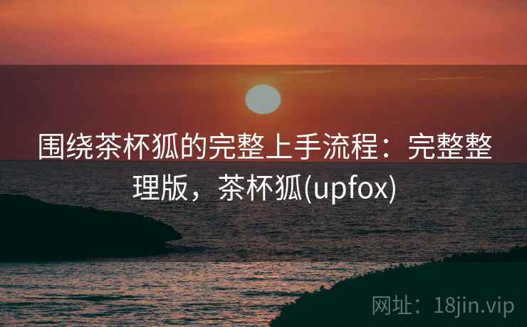 围绕茶杯狐的完整上手流程：完整整理版，茶杯狐(upfox)