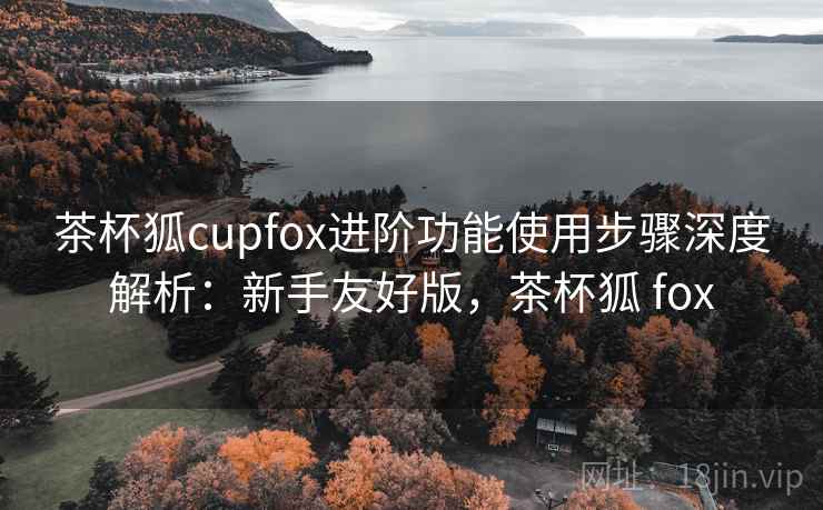 茶杯狐cupfox进阶功能使用步骤深度解析：新手友好版，茶杯狐 fox